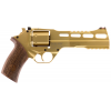 CHIAPPA FIREARMS Rhino 60DS 357 Mag 6" 6rd Revolver - Gold | Walnut image