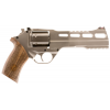 CHIAPPA FIREARMS Rhino 60DS 357 Mag / 38 Special 6" 6rd Revolver - Nickel | Wood Grips image