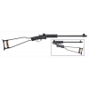 CHIAPPA FIREARMS Little Badger 22 WMR 16.5" Single Shot Folding Rifle w/ Threaded Barrel - Black image