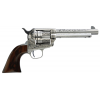 TAYLORS AND COMPANY 1873 Cattleman 45 LC 5.5" 6rd Revolver - Engraved Stainless / Walnut image