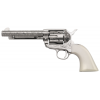 TAYLORS AND COMPANY 1873 Cattle Brand 45 LC 5.5" 6rd Revolver - Stainless / White Grip image