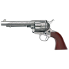 TAYLORS AND COMPANY 1873 Cattleman 45 LC 5.5" 6rd Revolver - White Floral Engraved / Walnut image
