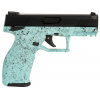 TAURUS TX22 22LR 4" 10rd Pistol - Black / Cyan Splatter image