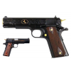 COLT 1911 Heritage Classic Series 38 Super 5" 9+1 Pistol - Blued Scroll Engraving / Wood Grips image