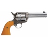 CIMARRON Rooster Shooter 45LC 4.75" 6rd Revolver - Trail Worn Blued Steel | Orange Grips image