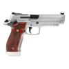 SIG SAUER P226 9mm 5" 10rd Pistol w/ Fiber Optic Sights - Stainless | Hogue Cocobolo Grips image