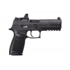 SIG SAUER P320 9mm 4.7" 17+1 Pistol w/ Romeo1 PRO Red Dot & Suppressor Sights - Black image