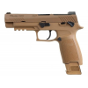 SIG SAUER P320 M17 9mm 4.7" 17rd Optic Ready Pistol w/ Night Sights | Coyote Tan PVD image