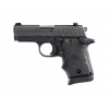 SIG SAUER P938 BRG Micro-Compact 9mm 3" 7rd Pistol w/ Siglite Night Sights - Black / Rubber Grips image