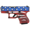 GLOCK G26 G5 Sub-Compact 9mm 3.43" 10rd Pistol - Red / White / Blue image