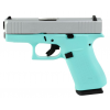 GLOCK G43X Sub-Compact 9mm 3.41" 10rd Pistol - Robins Egg Blue | Silver image