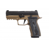 SIG SAUER P320 AXG Carry Two-Tone 9mm 3.9" 17rd Pistol - Nitron / FDE image