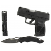 TAURUS G3c 9mm 3.2" Pistol EDC Package w/ Knife & Flashlight image
