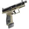 BERETTA APX A1 Tactical 9mm 4.8" 21rd Optic Ready Pistol w/ Threaded Barrel - OD Green | Black image