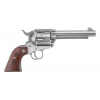 RUGER Vaquero 45 LC 5.5" 6rd Revolver - Stainless | Hardwood image
