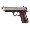 TAURUS PT92 9mm 5" 17rd Pistol - Two-Tone | Wood Grips image
