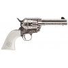 CIMARRON Texas Ranger 45LC 4.75" 6rd Revolver - Engraved Stainless | Poly Ivory image
