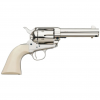 UBERTI 1873 Cattleman Cody 45LC 4.8" 6rd Revolver - Polished Nickel / Ivory Style Grips image