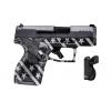 TAURUS GX4 9mm 3.06" 10rd Pistol | Black Eagle-Flag Engraved Grips w/ Sticky Holster image