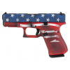 GLOCK G19 G5 MOS 9mm 4.02" 15rd Optic Ready Pistol | Red, White, & Blue Flag Skydas image