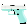 GLOCK G43X 9mm 3.41" 10rd Pistol | Skydas Robin's Egg Blue w/ Pearl White Slide image