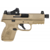 FN AMERICA 509 Tactical 9mm 4.32" 10rd Pistol w/ Threaded Barrel & Vortex Viper Red Dot | FDE image