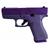 GLOCK G43X 9mm 3.41" 10rd Pistol | Purple Voodoo GlitterGunz image