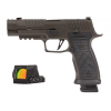 SIG SAUER P320 AXG Legion 9mm 3.9" 21rd Pistol w/ Romeo X Pro 3 MOA Red Dot | Grey image