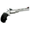 NAA Mini-Master 22 WMR 4" 5rd Mini Revolver - Stainless / Black Rubber Grips image