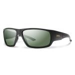 Smith Optics Discord Polarized Sunglasses - MATTE BLACK/POLAR GRAY GREEN