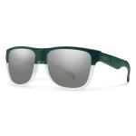 Smith Lowdown XL Polarized Sunglasses - MATTE OLIVE CRYSTAL/SUPER PLATINUM
