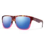 Smith Lowdown XL Sunglasses - MATTE TORTOISE SHOCK PINK/BLUE FLASH
