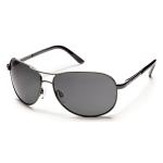 SunCloud Aviator Polarized Sunglasses - GUNMETAL/GRAY POLARIZED POLYCARBONATE
