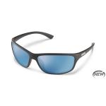 Suncloud Optics Sentry Polarized Sunglasses - Matte Black/PLR Blue Mirror