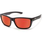 Suncloud Optics Mayor Sunglass Polarized Polycarbonate Lens / Matte Black/Red Mirror Frame