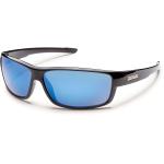 Suncloud Optics Voucher Sunglass Polarized Polycarbonate Lens / Black/Blue Mirror Frame