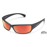 Suncloud Optics Hook Sunglass Polarized Matte Graphite/Red Mirror