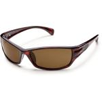 Suncloud Optics Hook Sunglass Polarized Polycarbonate Lens / Havana/Brown Frame