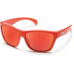Suncloud Optics Wasabi Sunglass Polarized Polycarbonate Lens / Orange/Red Mirror Frame