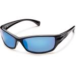 Suncloud Optics Hook Sunglass Polarized Polycarbonate Lens / Black/Blue Mirror Frame
