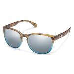 Suncloud Optics Loveseat Sunglass Polarized Mt Tortoise Blue Fade/Silver Mirror
