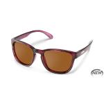 Suncloud Optics Loveseat Sunglass Polarized / Violet Havana/PLR Brown Frame