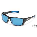 Suncloud Optics Lock Polarized Sunglass | Black/Blue Mirror