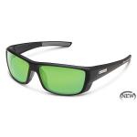Suncloud Optics Lock Polarized Sunglass | Matte Black/Green Mirror