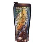 Montana Fly Company Vacuum Coffee Mug - Udesen's Green & Brown