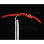 Montana Fly Company Tung Micro Worm - Red #16, 1 DOZ