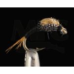Montana Fly Company Palomino Midge - Black - Size 18 - 1 Dozen