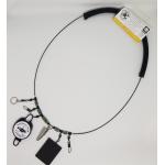 Morning Star Lanyards | Turquoise Speckled and Small Black Beads