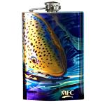 Montana Fly Company Stainless Steel Hip Flask - Maddox's - (Salmonfly Snack)