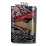 Montana Fly Company Stainless Steel Hip Flask - Estrada's Redfish 8oz